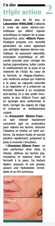 Le Duo KDerm Pure dans Les Nouvelles Esthétiques